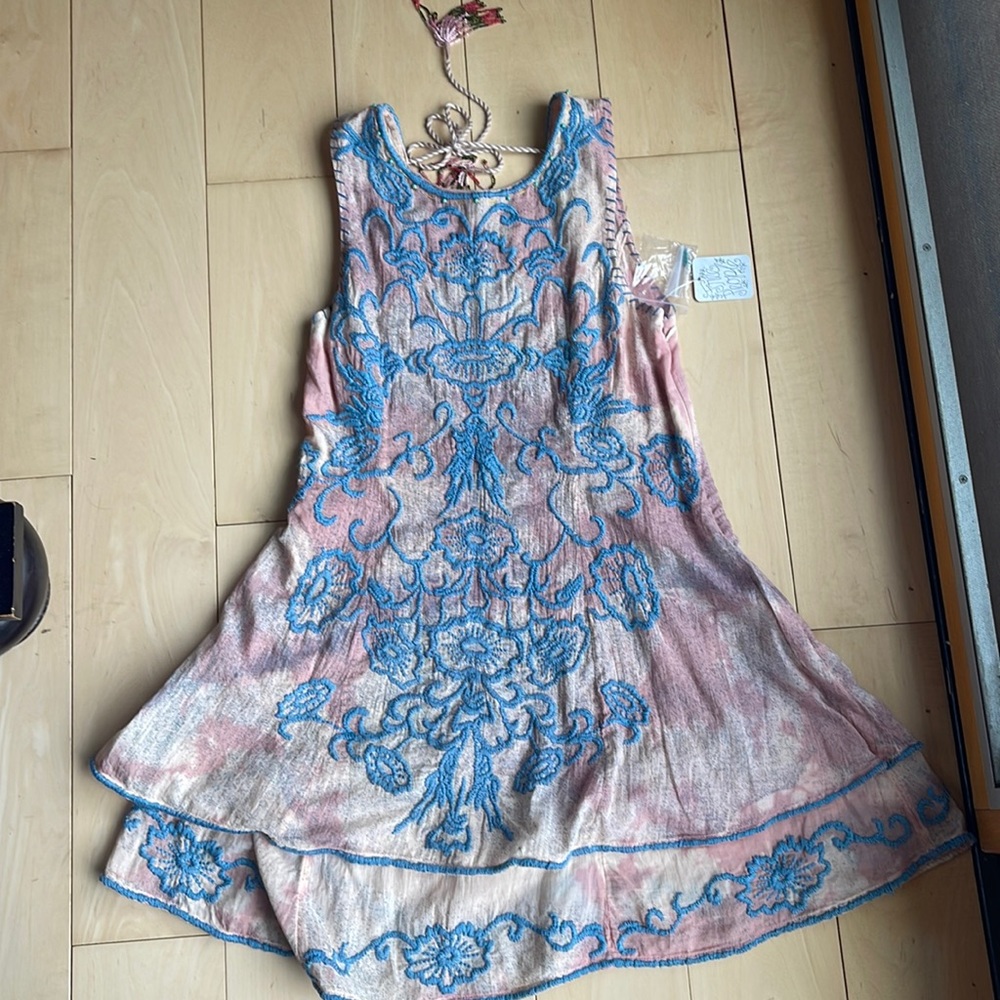 Free People, dress, low back, side zipper, new with tags, size XS
